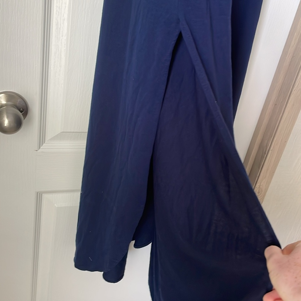 Thanth Cotton Navy Blue Maxi Dress - Picture 3 of 6